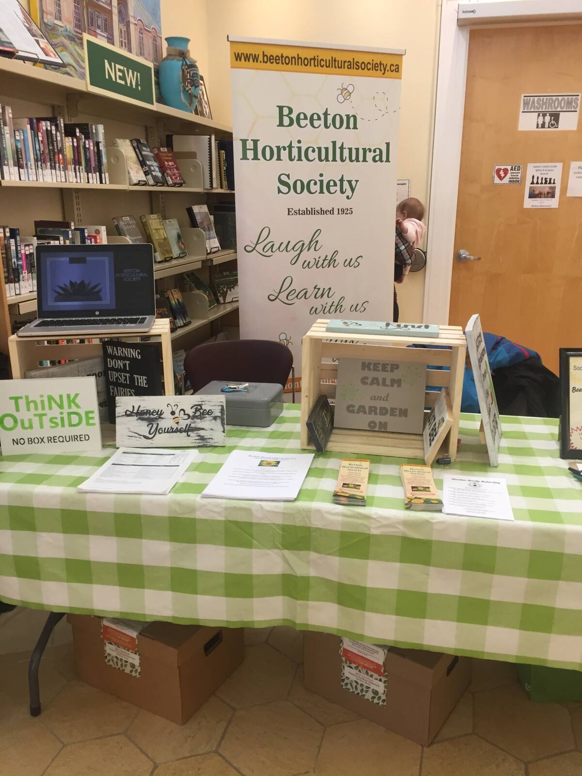 Seedy Saturday at the D.A. Jones Beeton Library