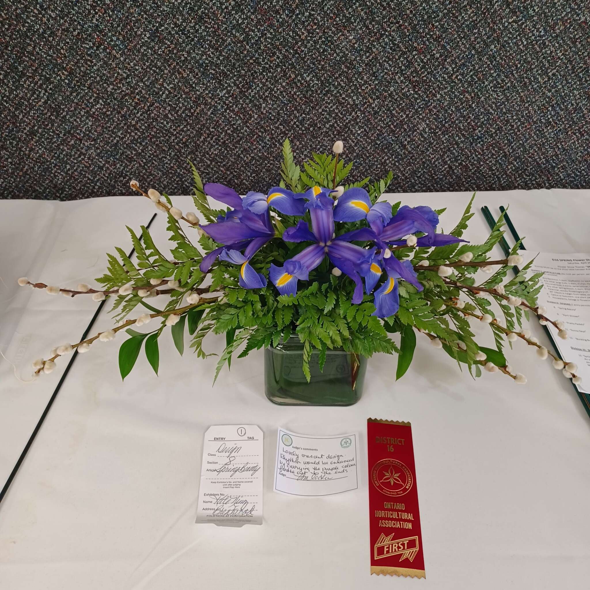 Ontario Horticultural Association Spring 2025 Meeting - Flower 🌼 Show #1