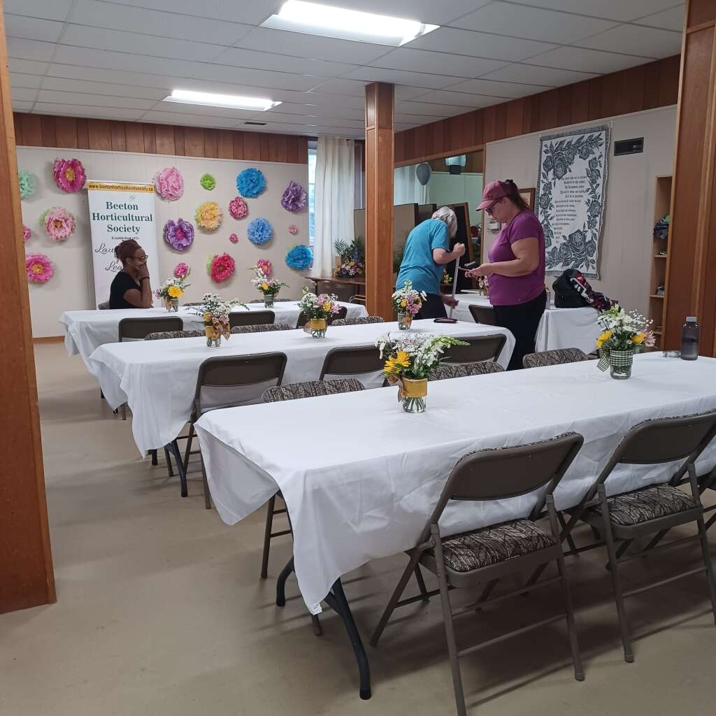 Setting Up For Our Luncheon. 9
