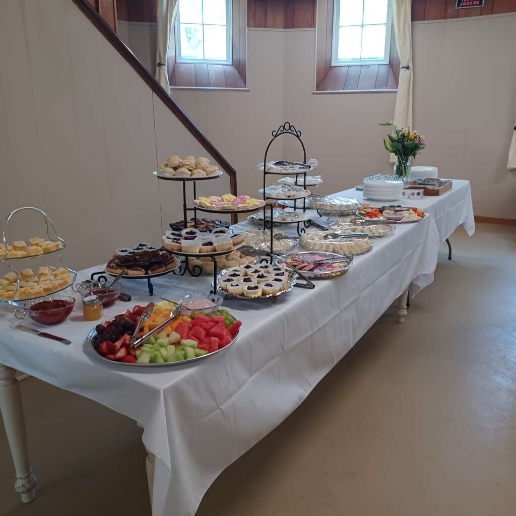 Setting Up For Our Luncheon.19