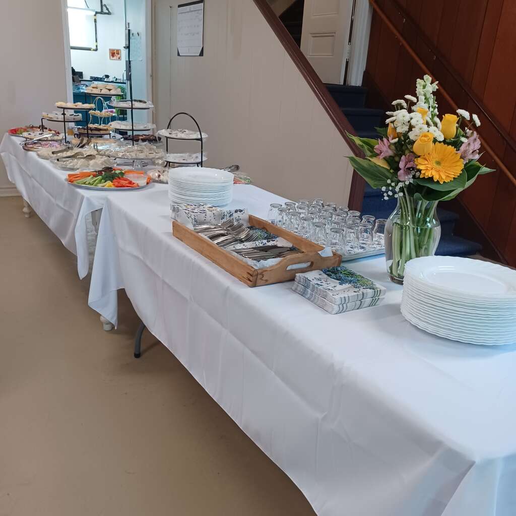 Setting Up For Our Luncheon.22