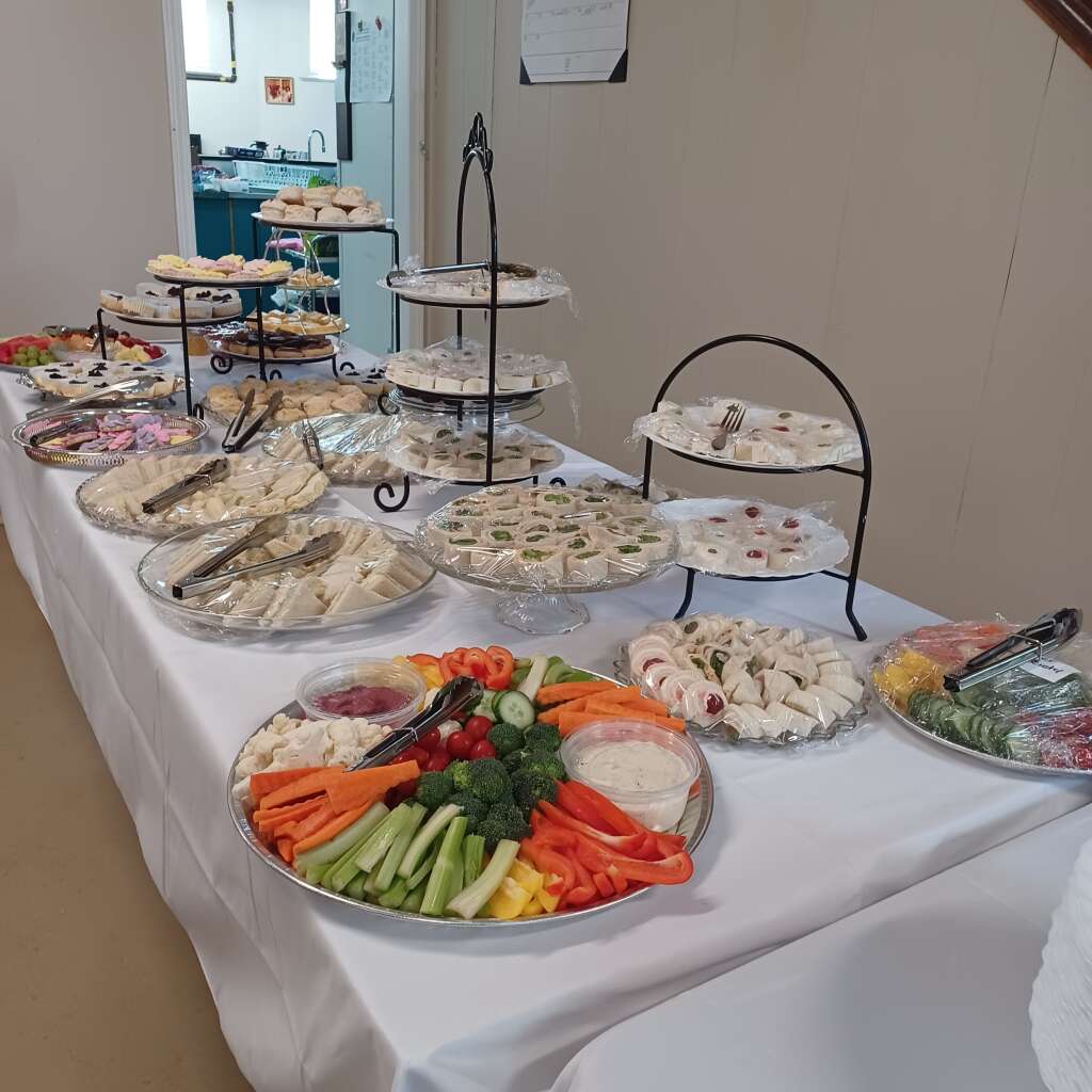 Setting Up For Our Luncheon.21